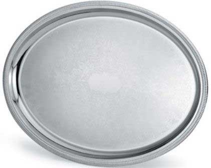 Elegant Reflections Oval Serving Tray