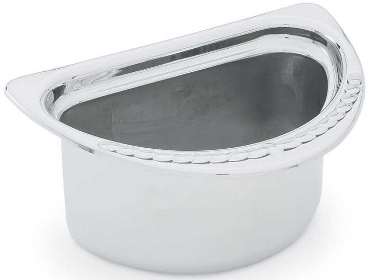 Vollrath Miramar Half Oval Decorative Pan, 4.5 inch Deep