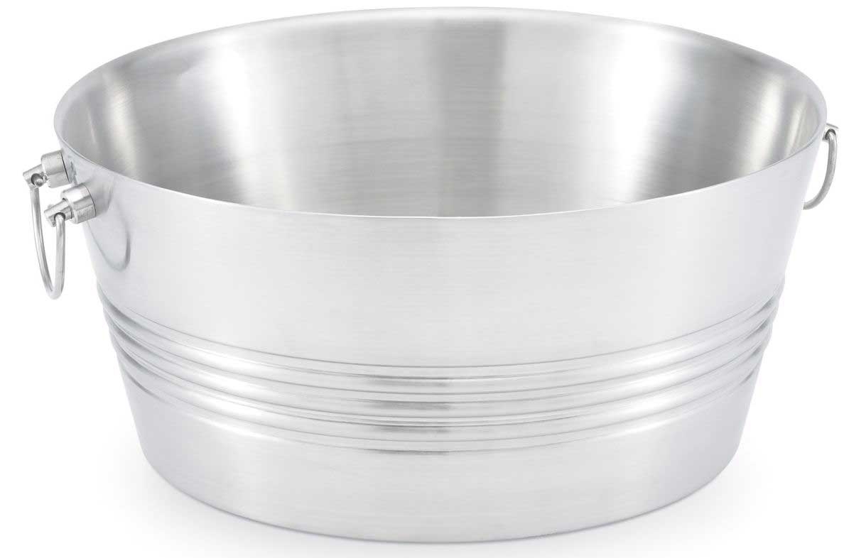 Vollrath Small Double-Wall Stainless Steel Beverage Bin