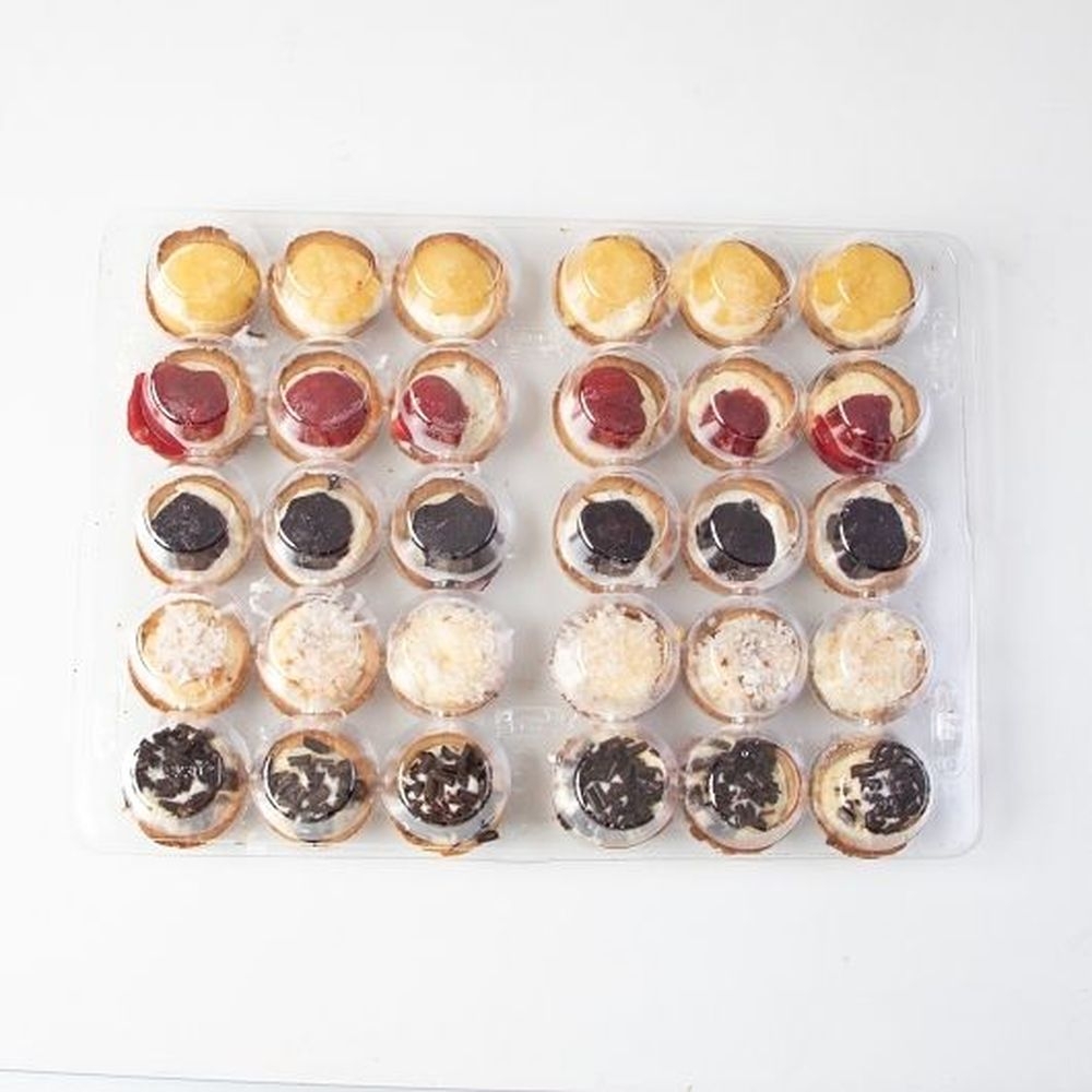 The Fillo Factory Mini Cheesecake Assortment, 30 count - 10 per case