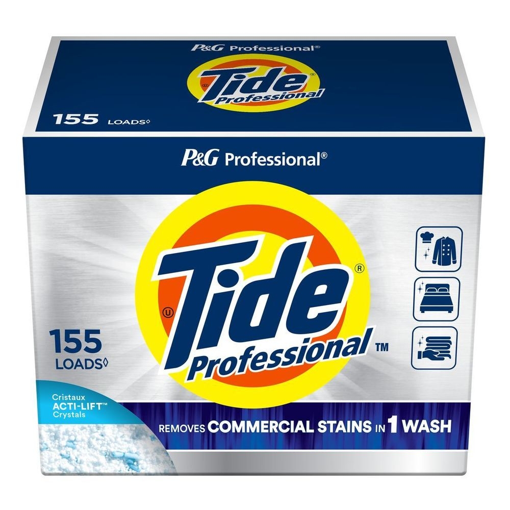 Tide Professional Laundry Detergent Powder with Oxi 155 Load, 12.48 Pound