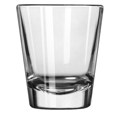 Libbey 5114 Shot Whiskey Glass, 1.75 Ounce -- 72 per case.