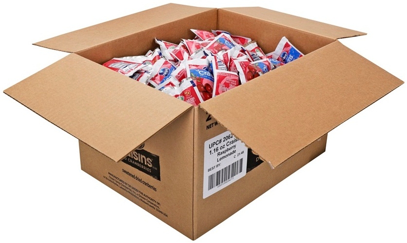 Ocean Spray Craisins Raspberry Lemonade Flavored Dried Cranberry -- 200 per case