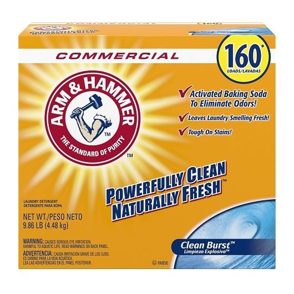 Arm and Hammer Clean Burst Powder Laundry Detergent, 160 Ounce -- 3 per case