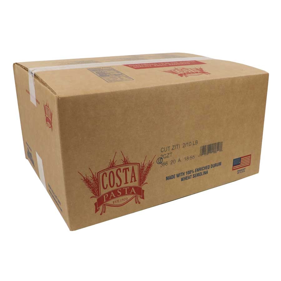 Costa Cut Ziti Pasta, 20 Pound.