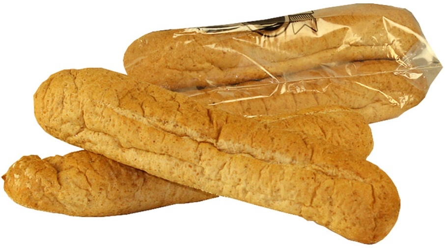 Piantedosi Fully Baked Sliced Wheat Sub Bun Roll, 12 inch -- 48 per case