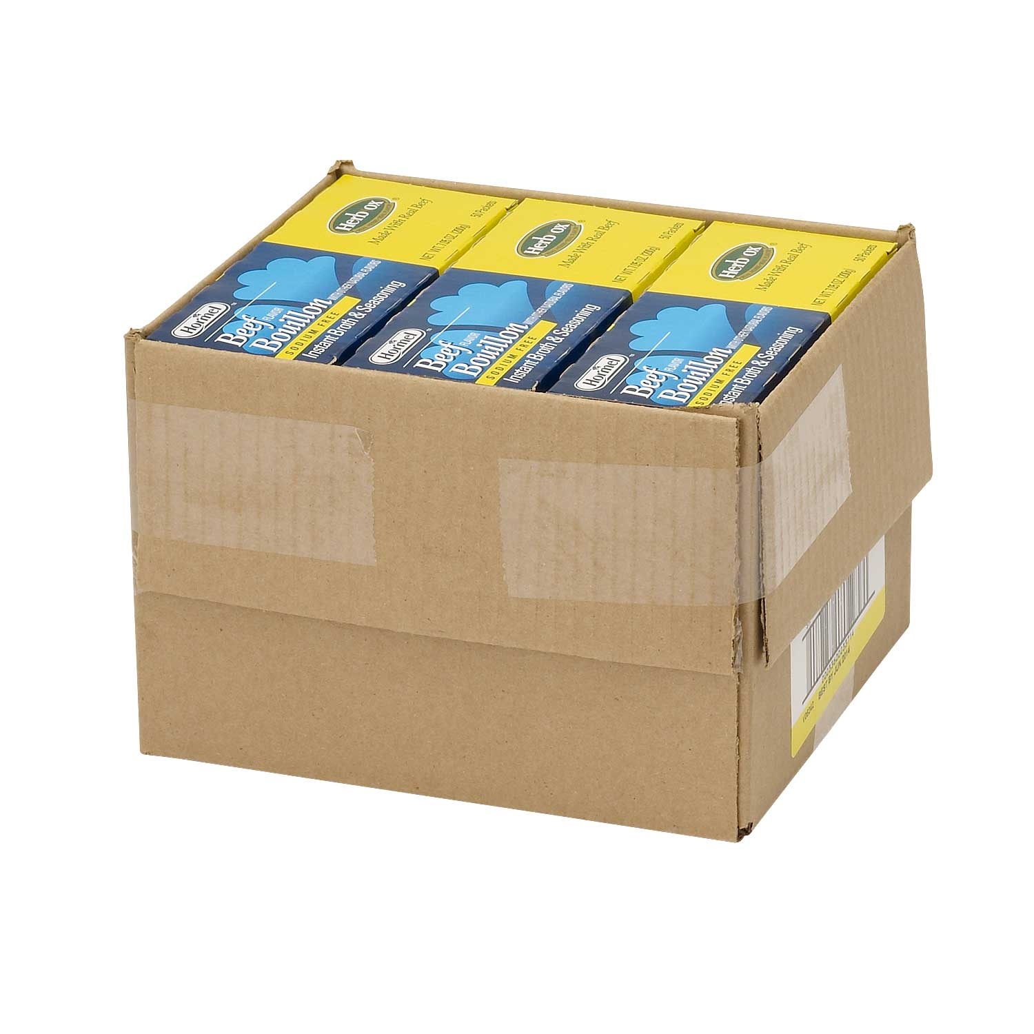 Herb Ox Instant Sodium Free Beef Flavor Broth, 4 Gram -- 300 per case.