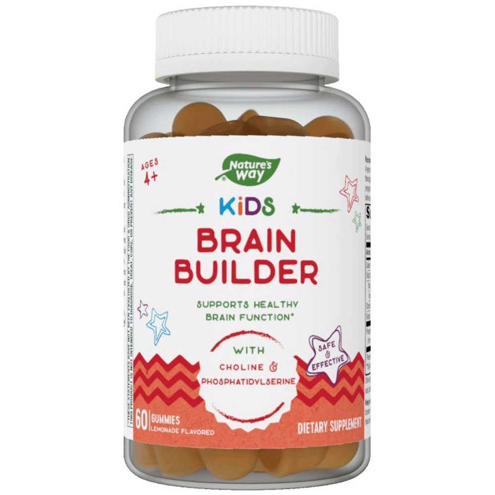 Natures Way Brain Builder Gummies, 60 count