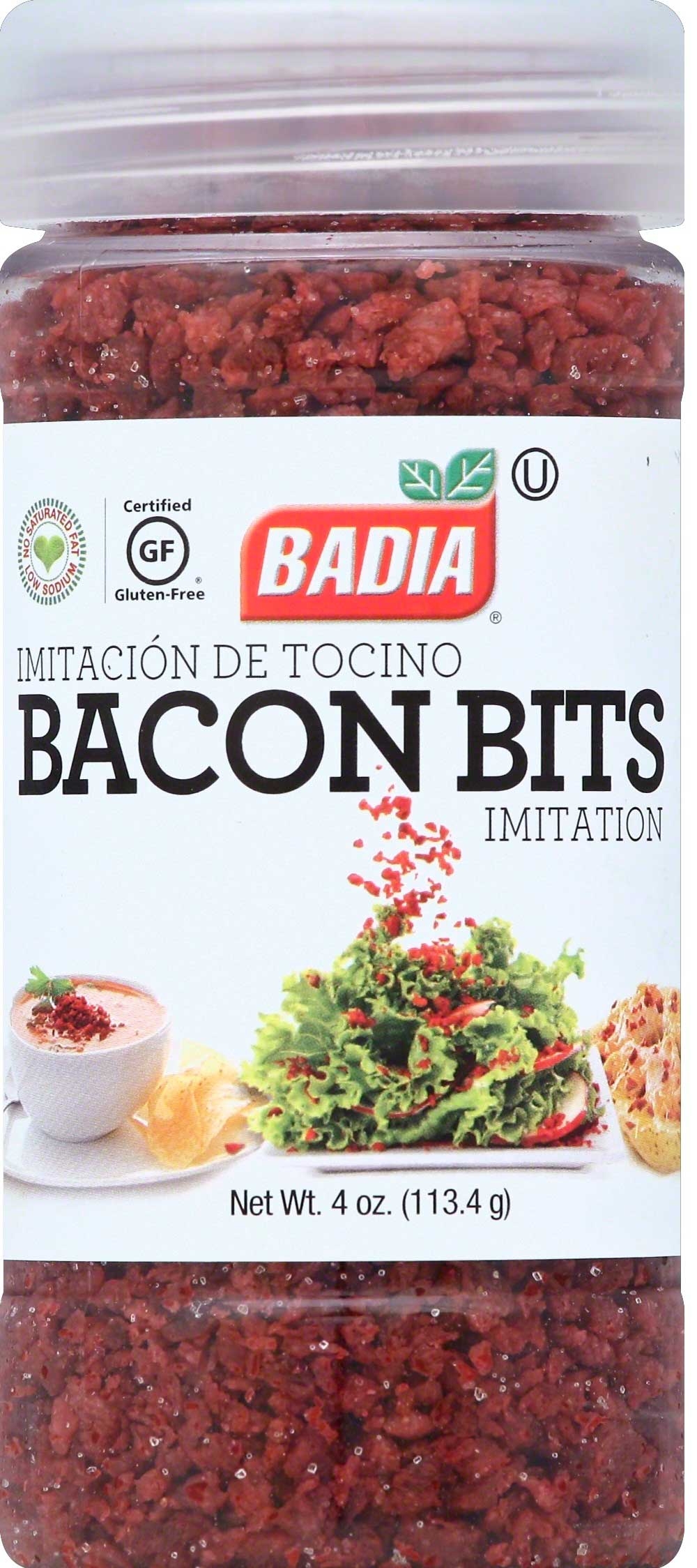 Badia Imitation Bacon Bits, 4 Ounce -- 6 per case