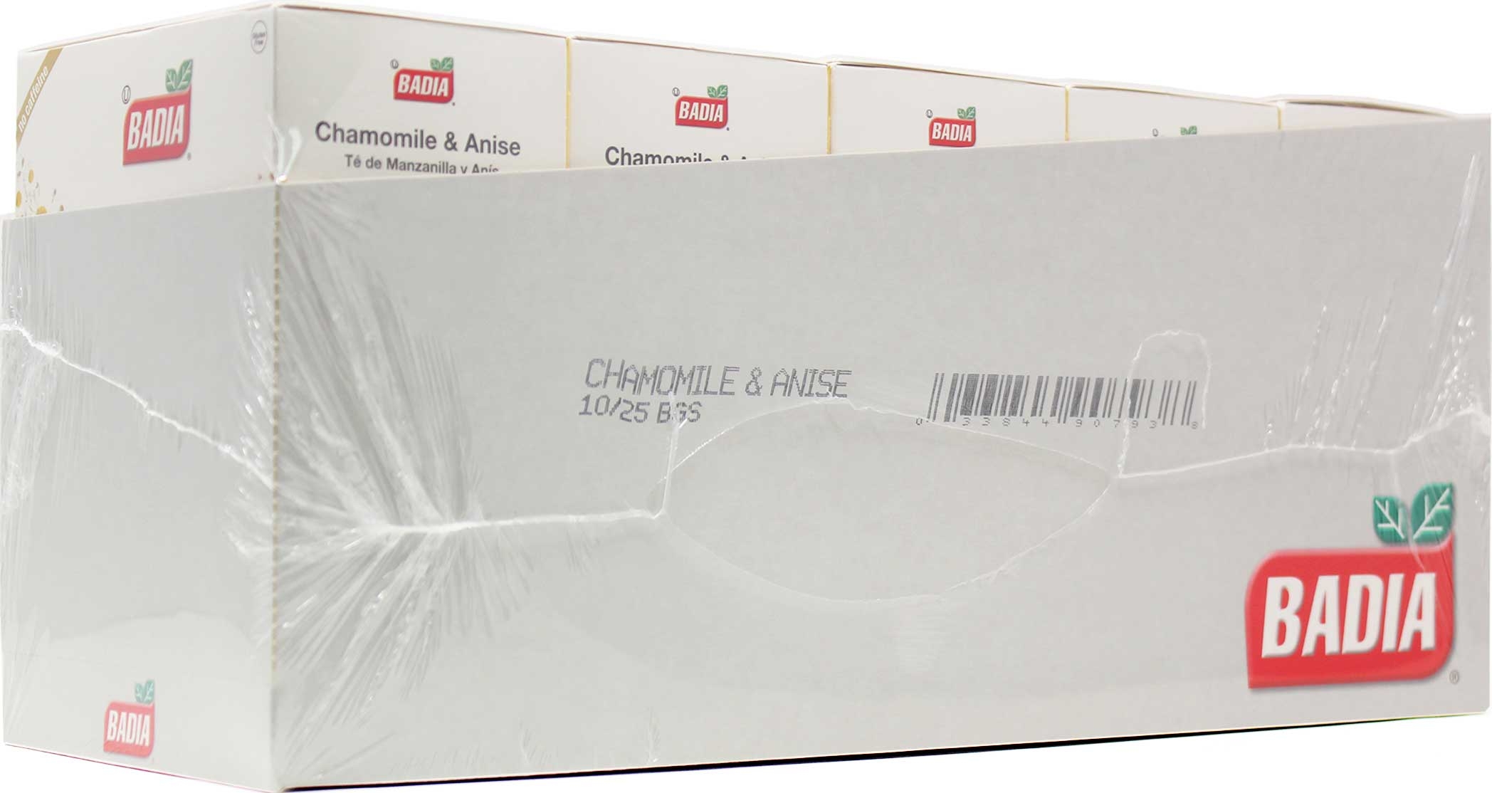 Badia Chamomile and Anise Tea Bag - 25 tea bags per pack -- 100 packs per case