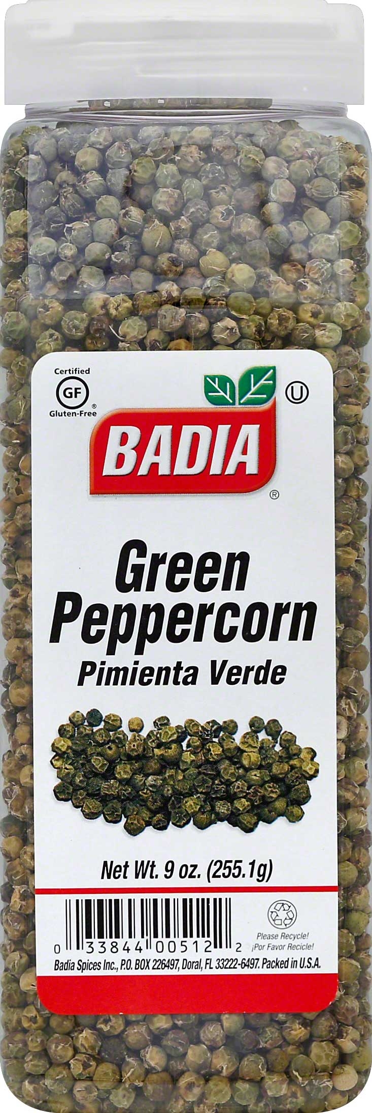 Badia Whole Green Peppercorn, 9 Ounce -- 6 per case