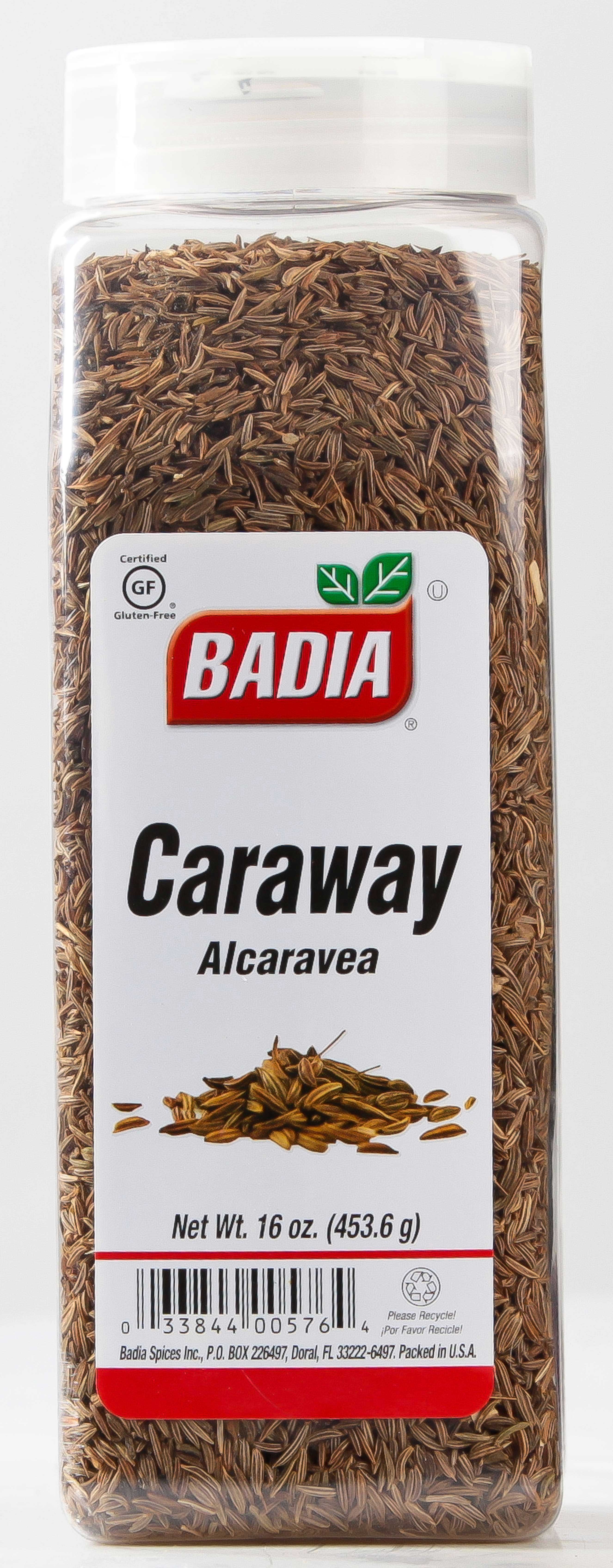 Badia Whole Caraway, 16 Ounce Bottle -- 6 per case