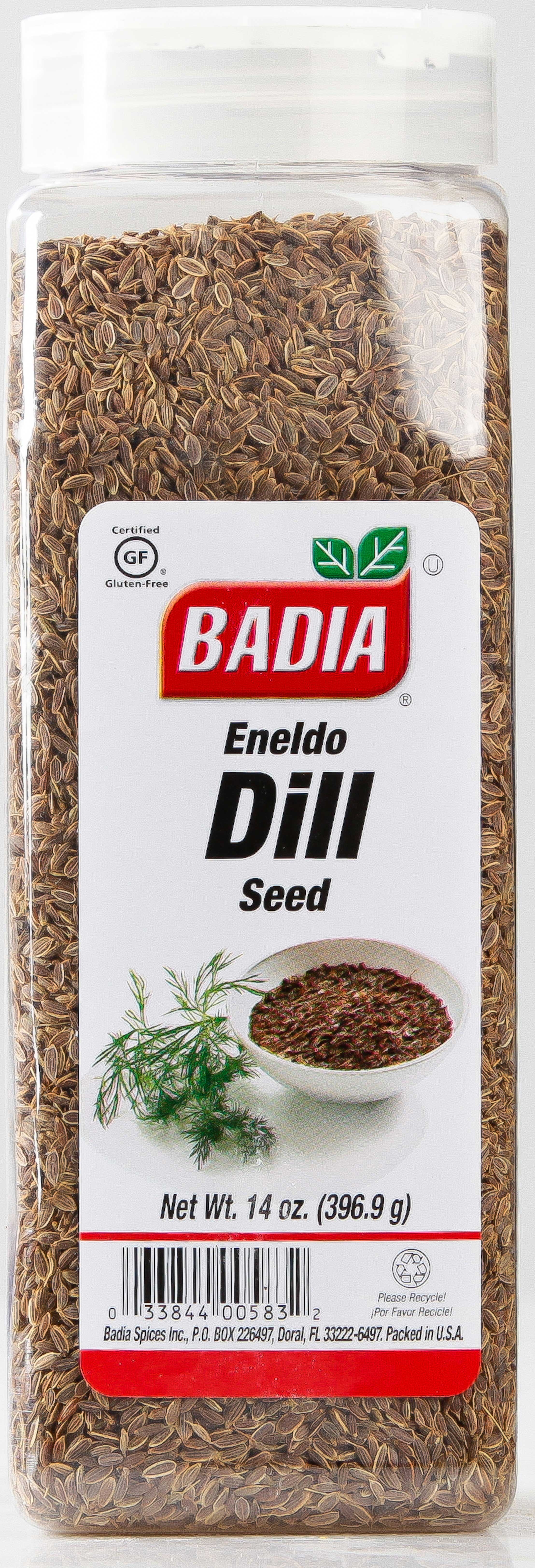 Badia Whole Dill Seeds, 14 Ounce Bottle -- 6 per case