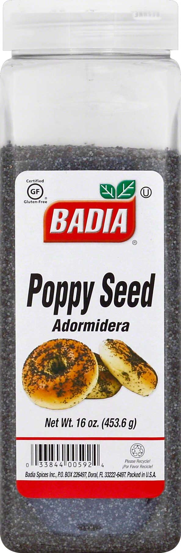 Badia Poppy Seed, 16 Ounce -- 6 per case