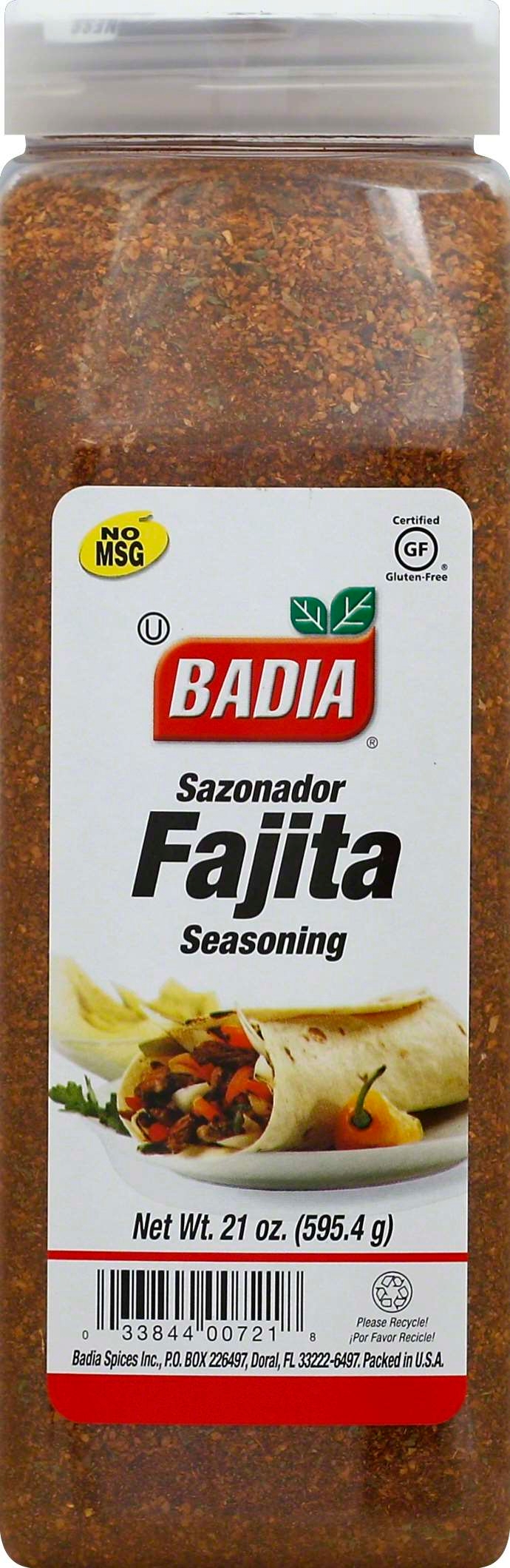 Badia Fajita Seasoning, 21 Ounce -- 6 per case