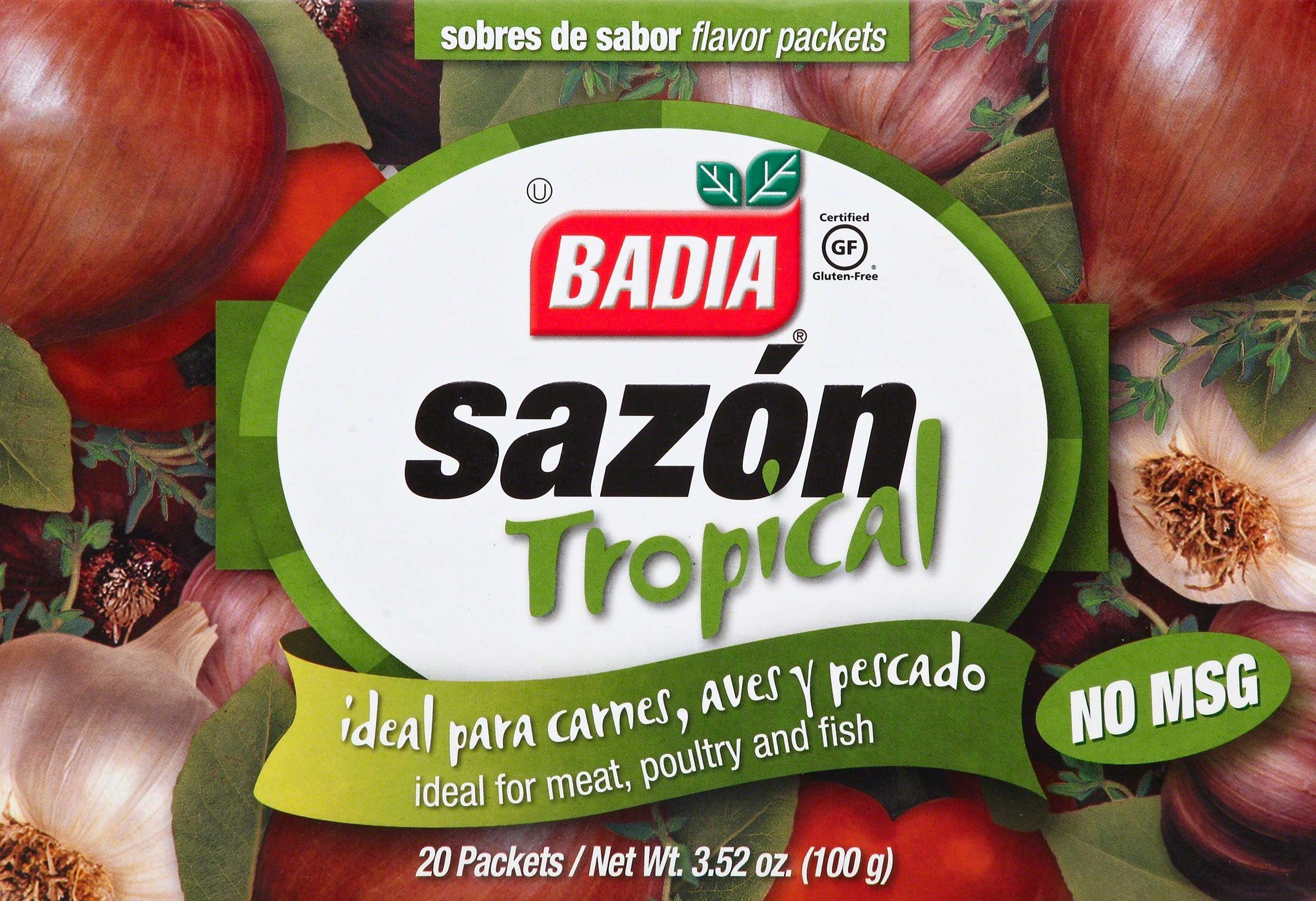 Badia Tropical Sazon, 3.52 Ounce -- 15 per case