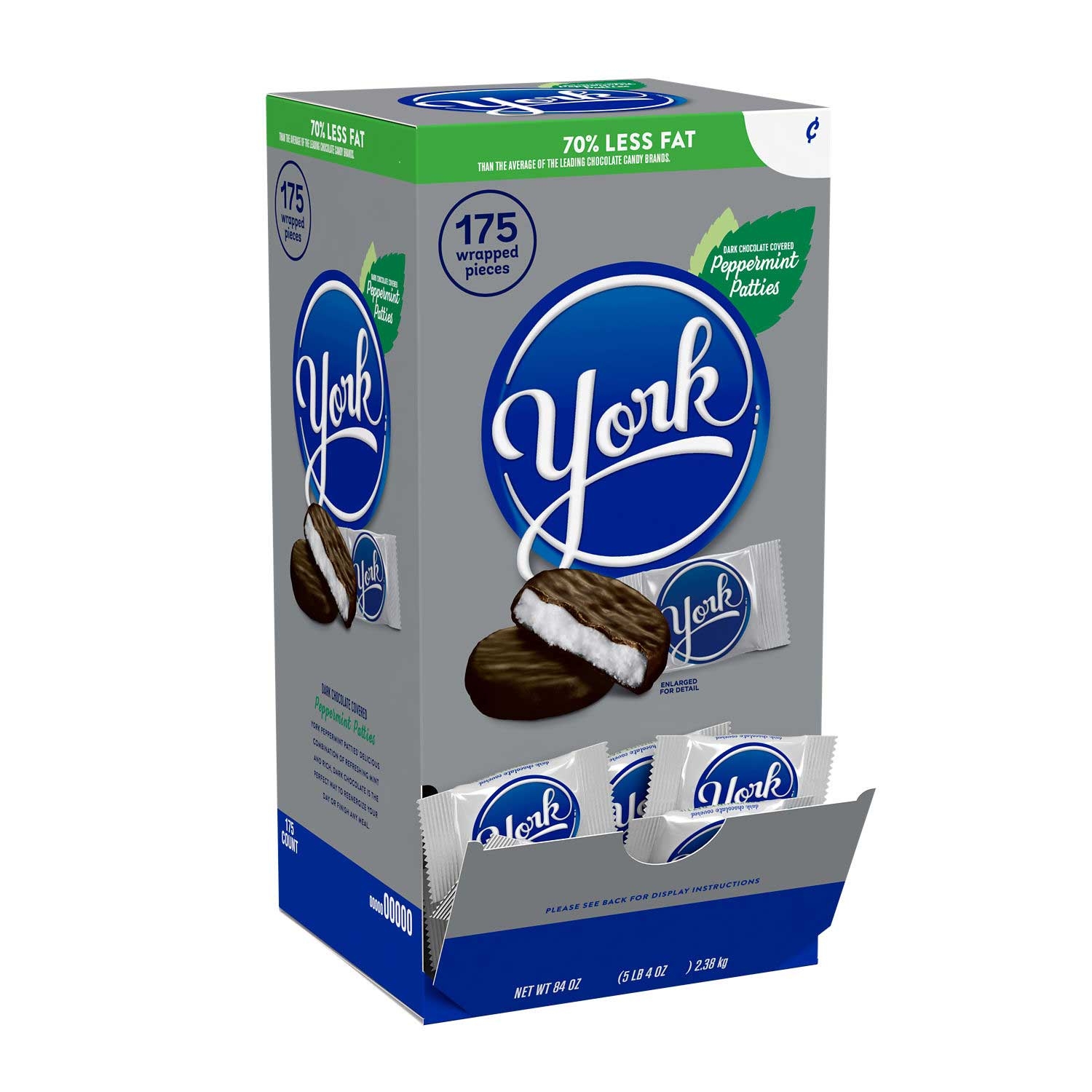York Dark Chocolate Covered Peppermint Patties, 0.48 Ounce -- 1575 per case