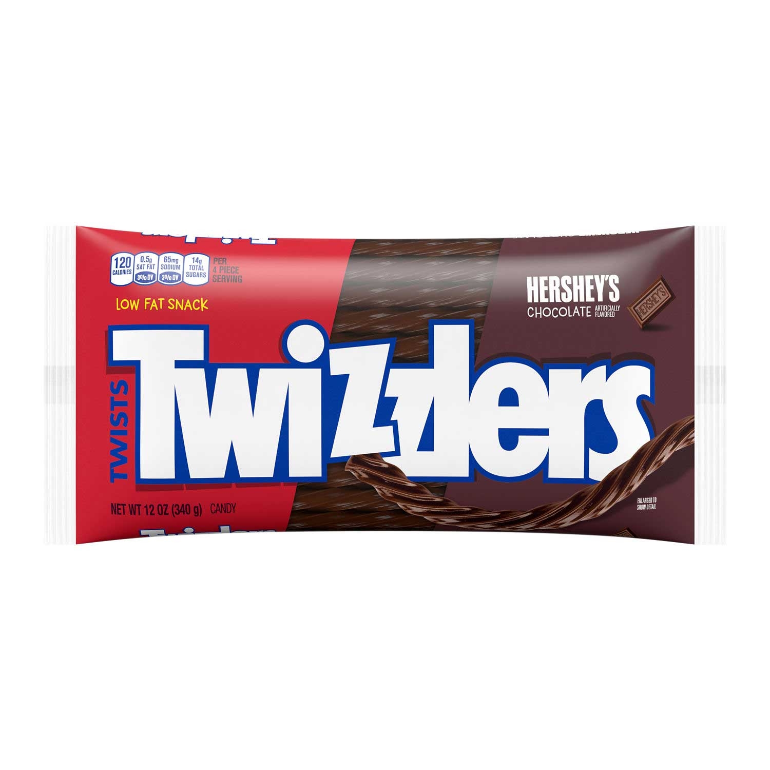 Twizzlers Chocolate Twist Candy, 12 Ounce -- 14 per case