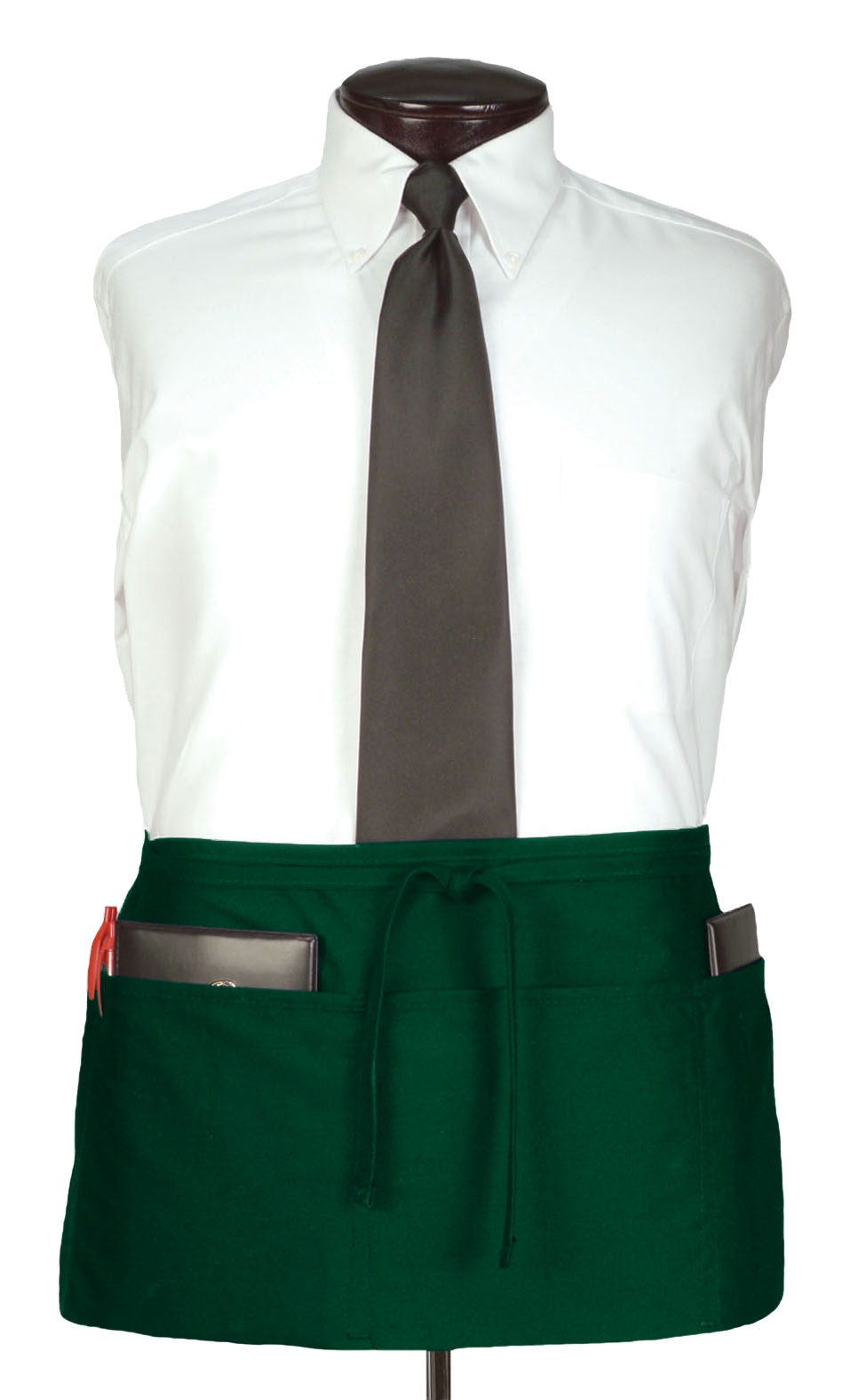 Apron Waist, Chef Hunter Green, 350 Ct Pocket -- 12 Count