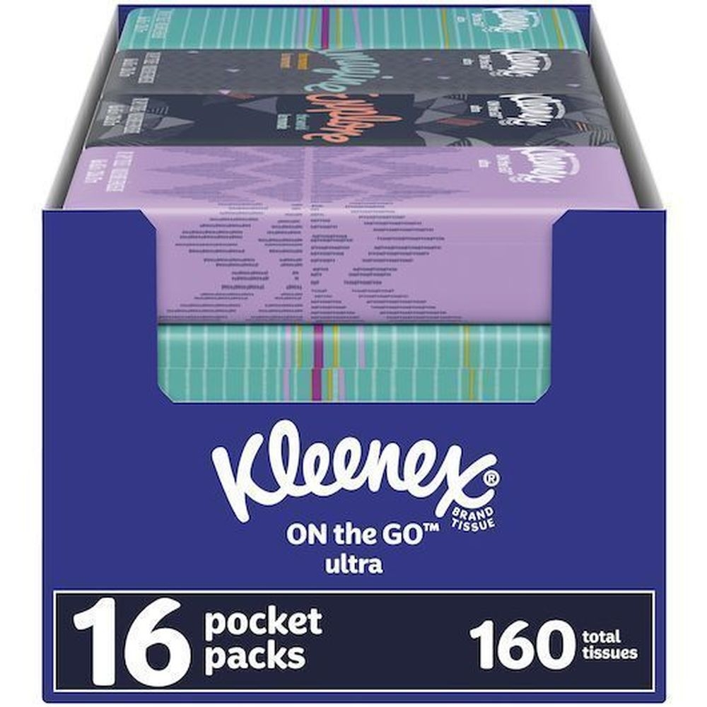 Kleenex On The Go Facial Tissues, 160 count -- 6 per case