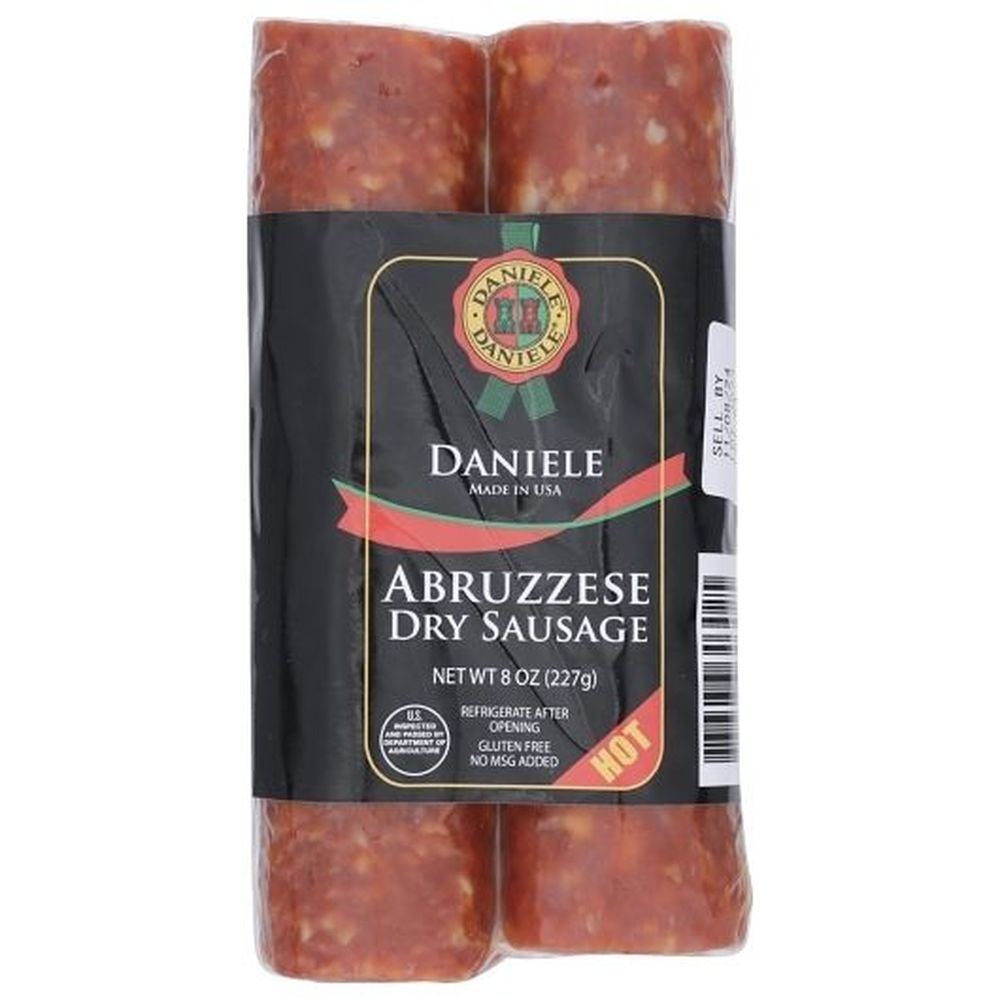 Del Duca Hot Abruzzese Sopressata Chub, 8 Ounce -- 18 per case