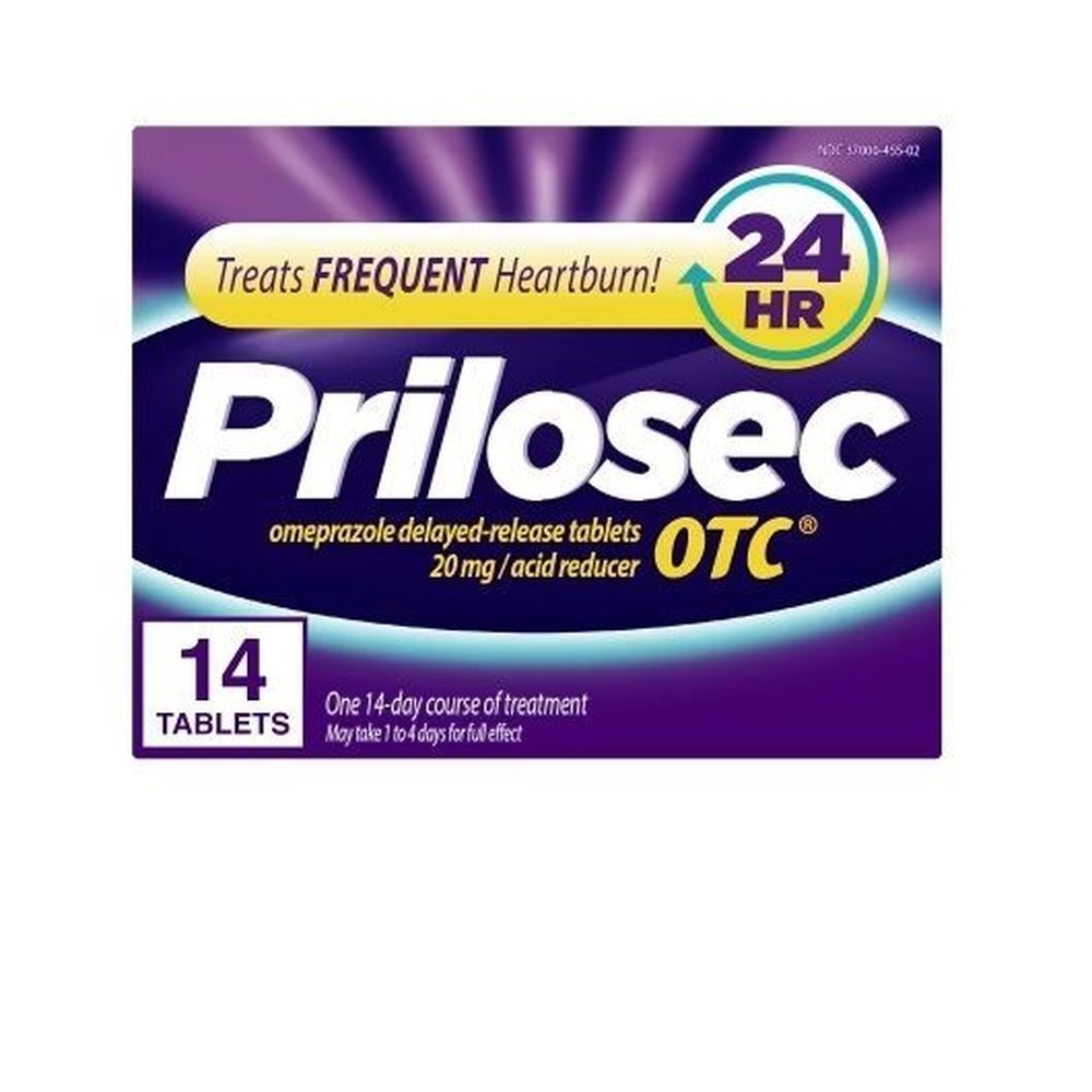 Prilosec Otc Peggable Acid Reducer Tablets, 14 count -- 24 per case