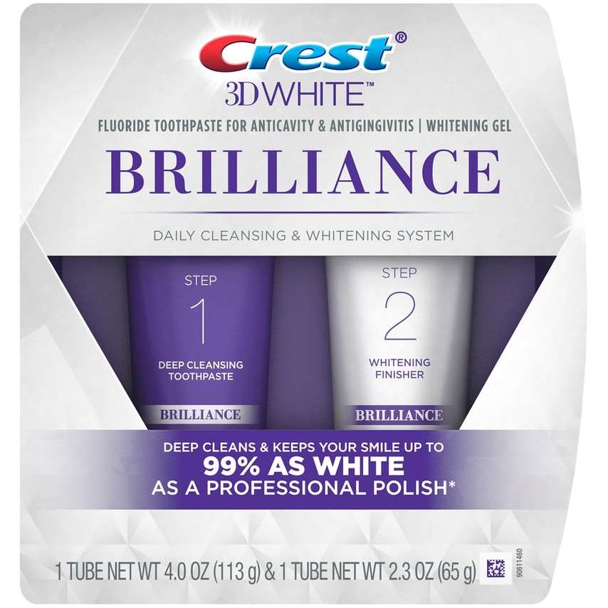 Crest 3D White Brilliance Whitening Toothpaste -- 4 per case