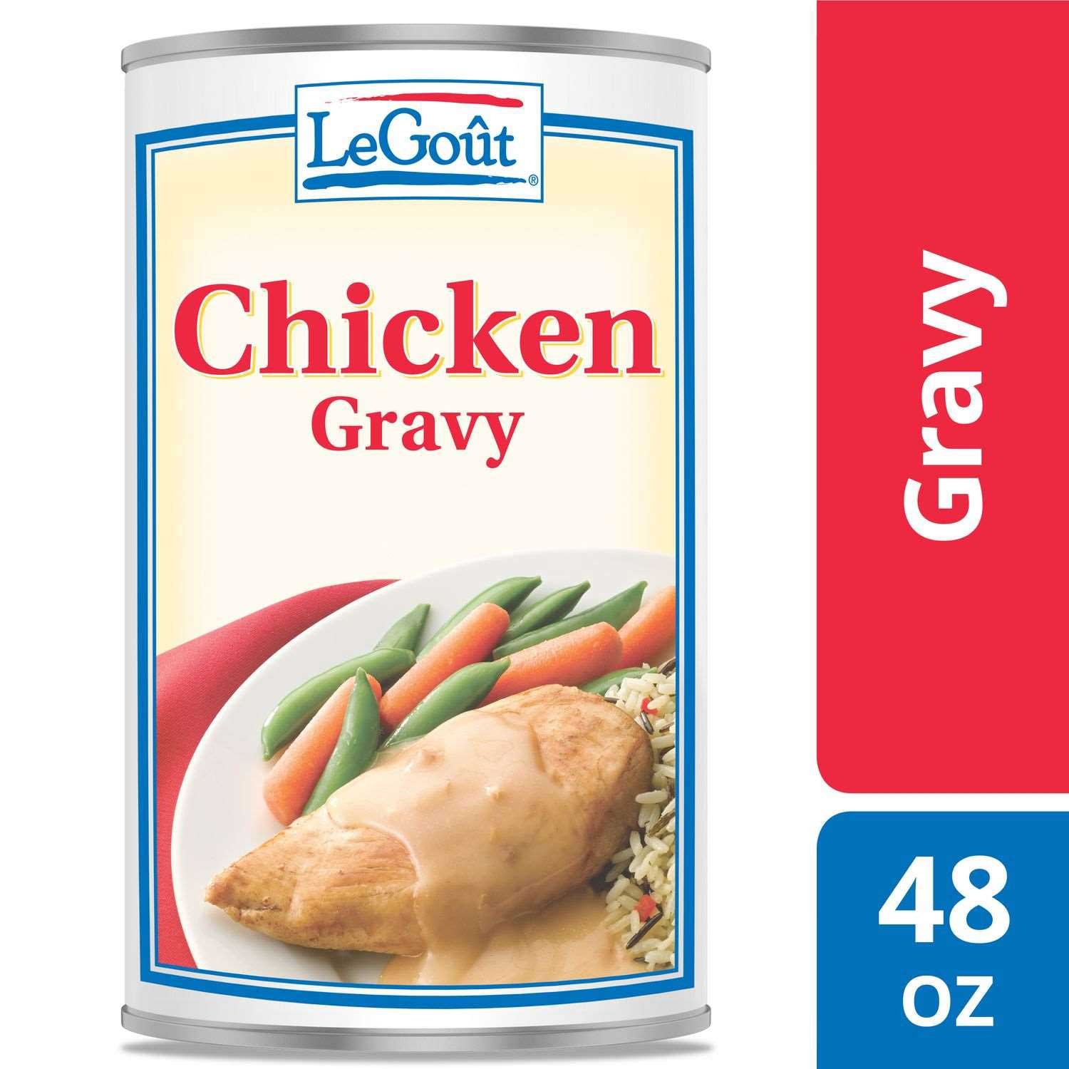 Single LeGout Chicken Gravy, 48 Ounce