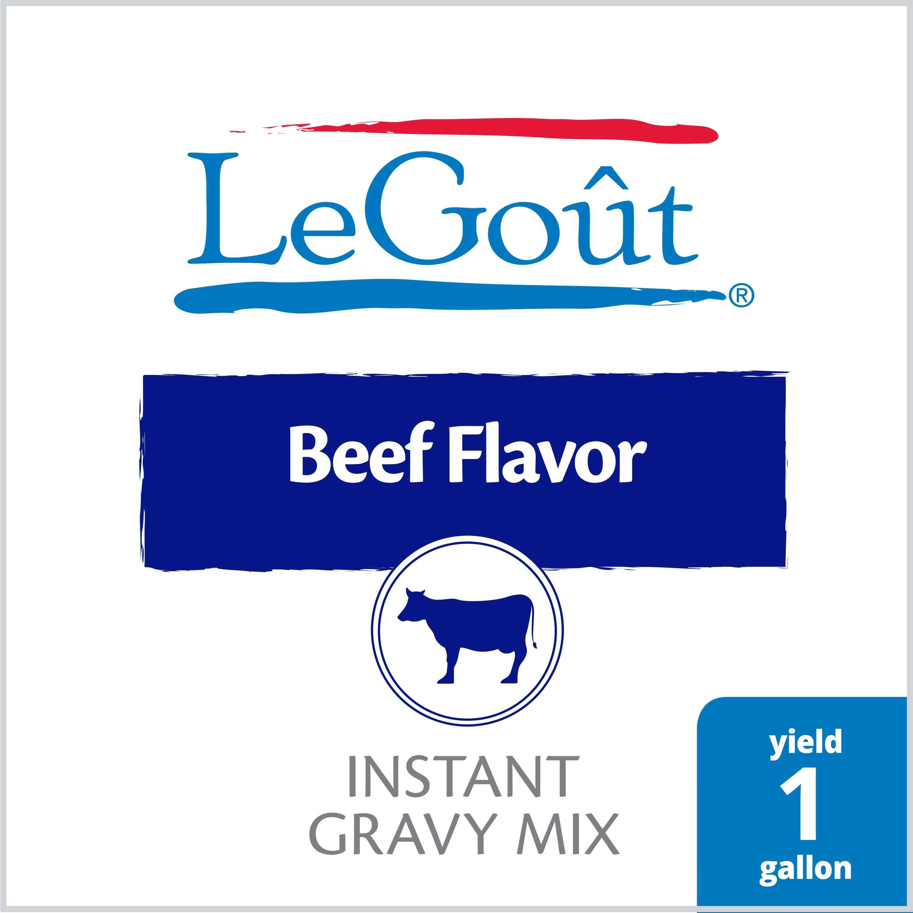 Single LeGout Beef Instant Gravy Mix, 12.16 Ounce
