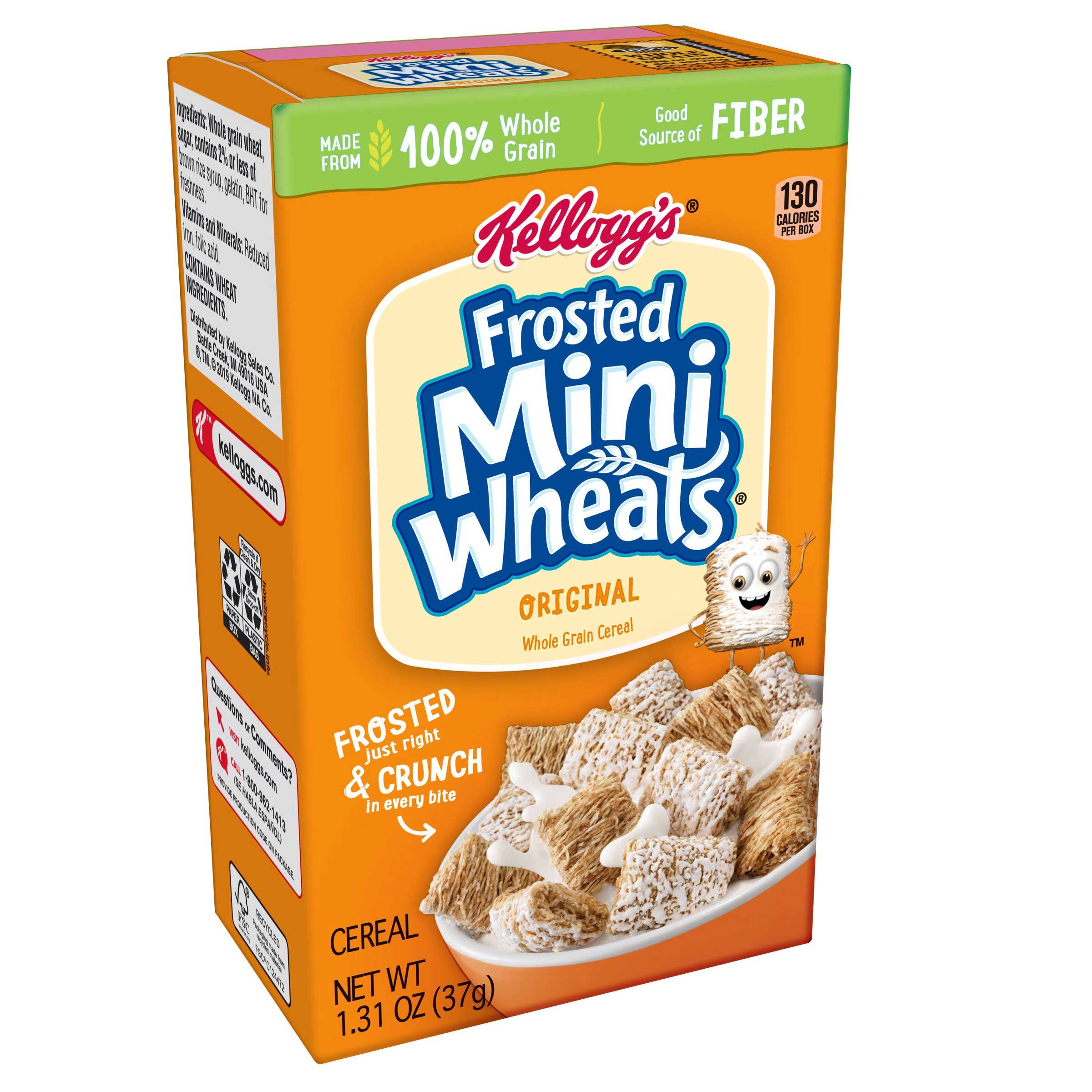 Kelloggs Cereal Frosted Miniature Wheat Base,  1.31 Ounce Each -- 70 Per Case