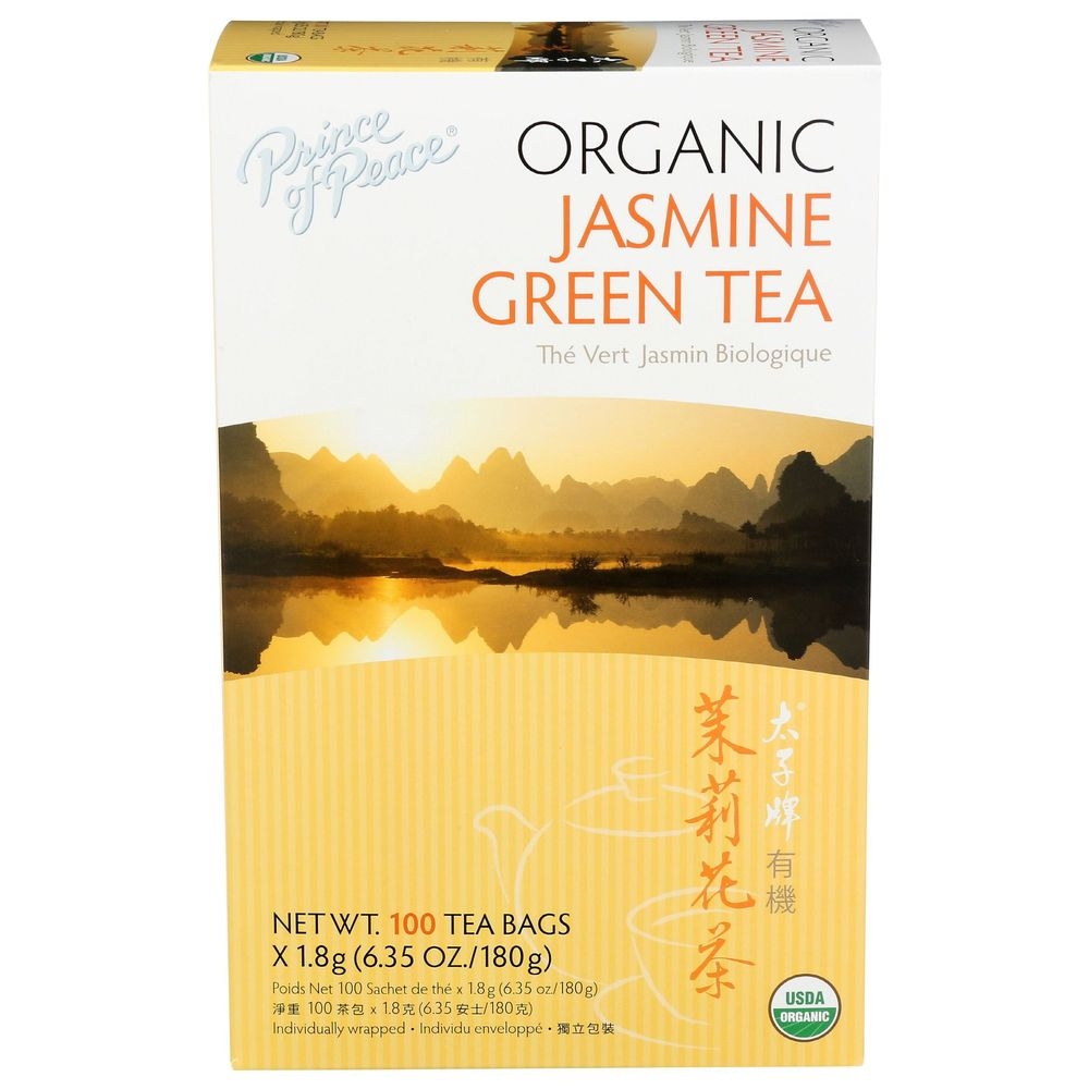 Prince Of Peace Organic Jasmine Green Tea, 100 tea bags