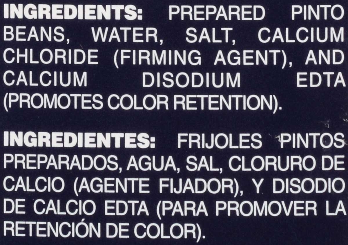 Bushs Best Low Sodium Pinto Beans, 111 Ounce -- 6 per case.