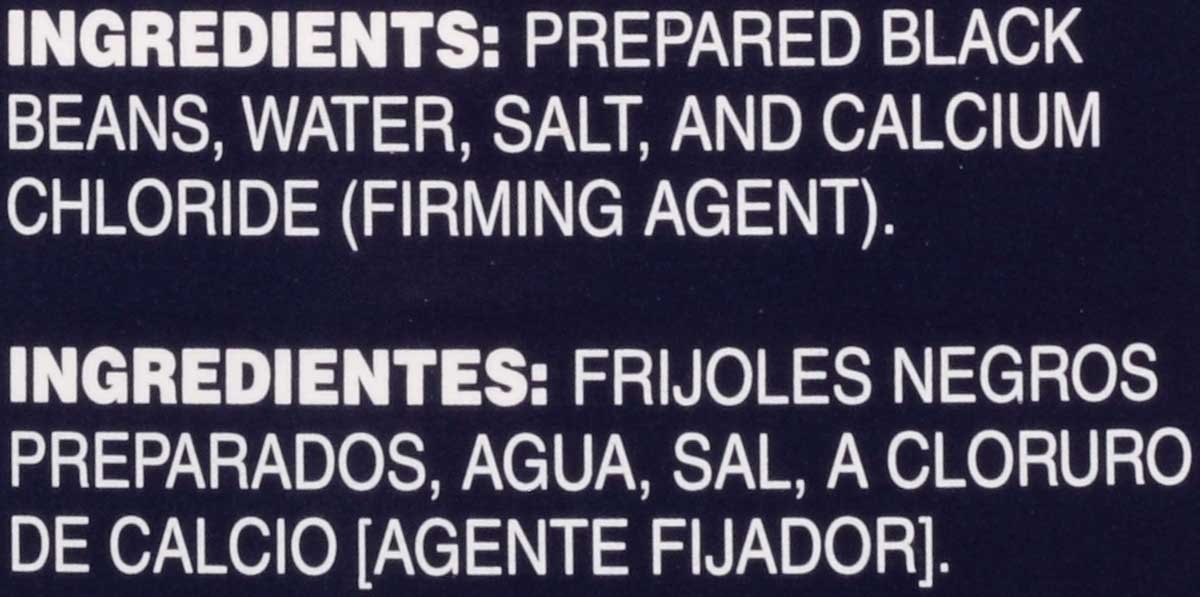 Bushs Best Low Sodium Fancy Brine Black Beans, 108 Ounce -- 6 per case.