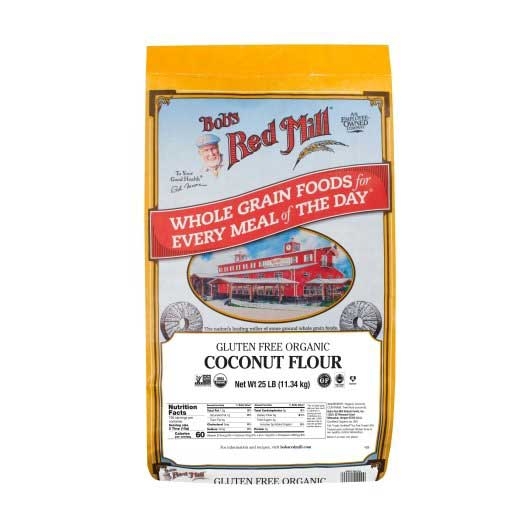 Bobs Red Mill Organic Coconut Flour, 25 Pound