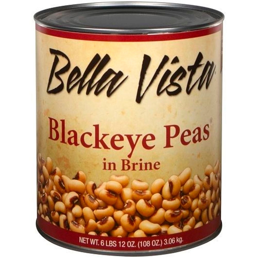Bella Vista Blackeye Peas in Brine, 108 Ounce -- 6 per case