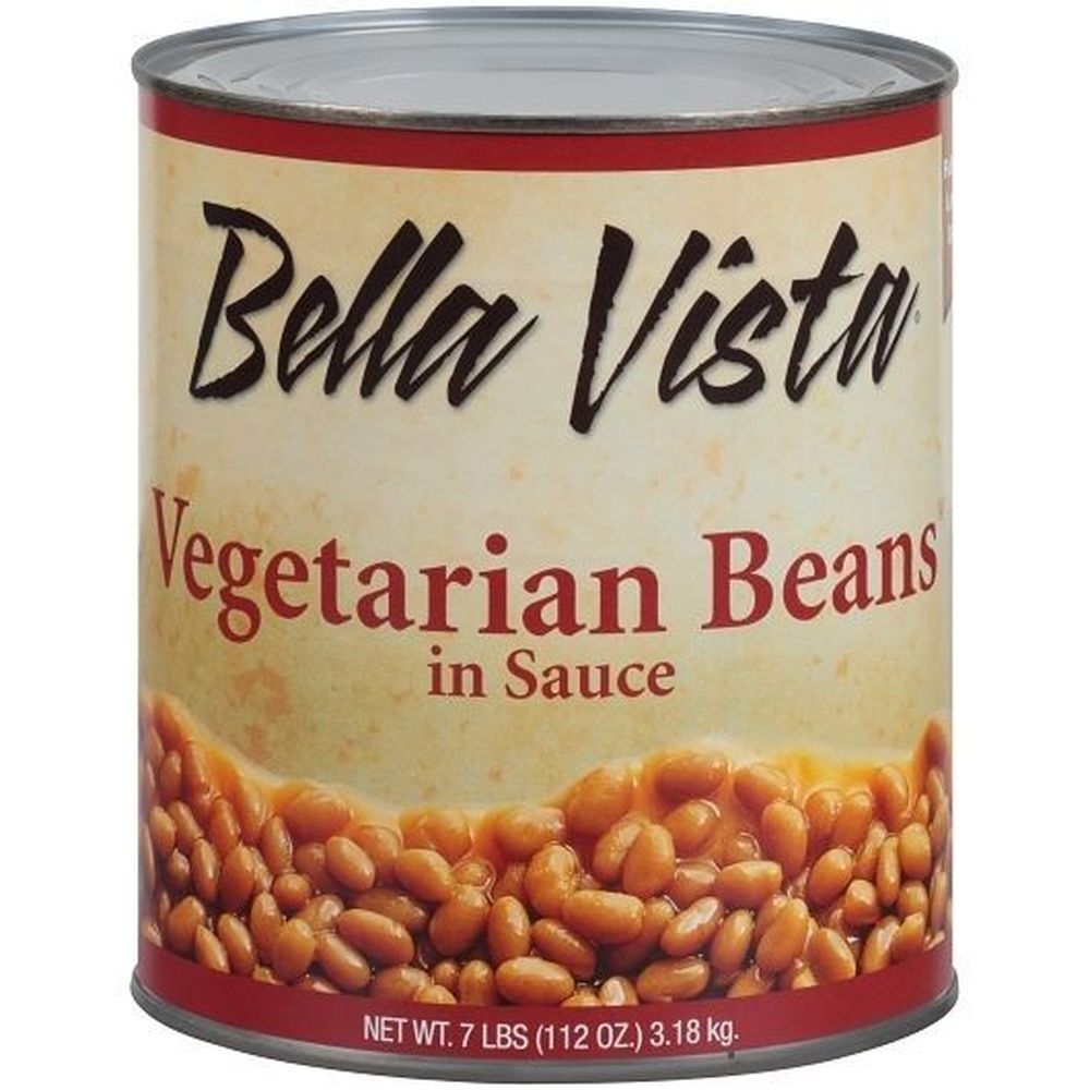 Bella Vista Fancy Vegetarian Beans, 112 Ounce -- 6 per case