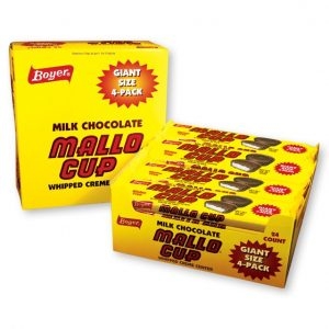 Mallo Cups Giant Milk Chocolate Candy, 3 Ounce - 24 per pack -- 6 packs per case.