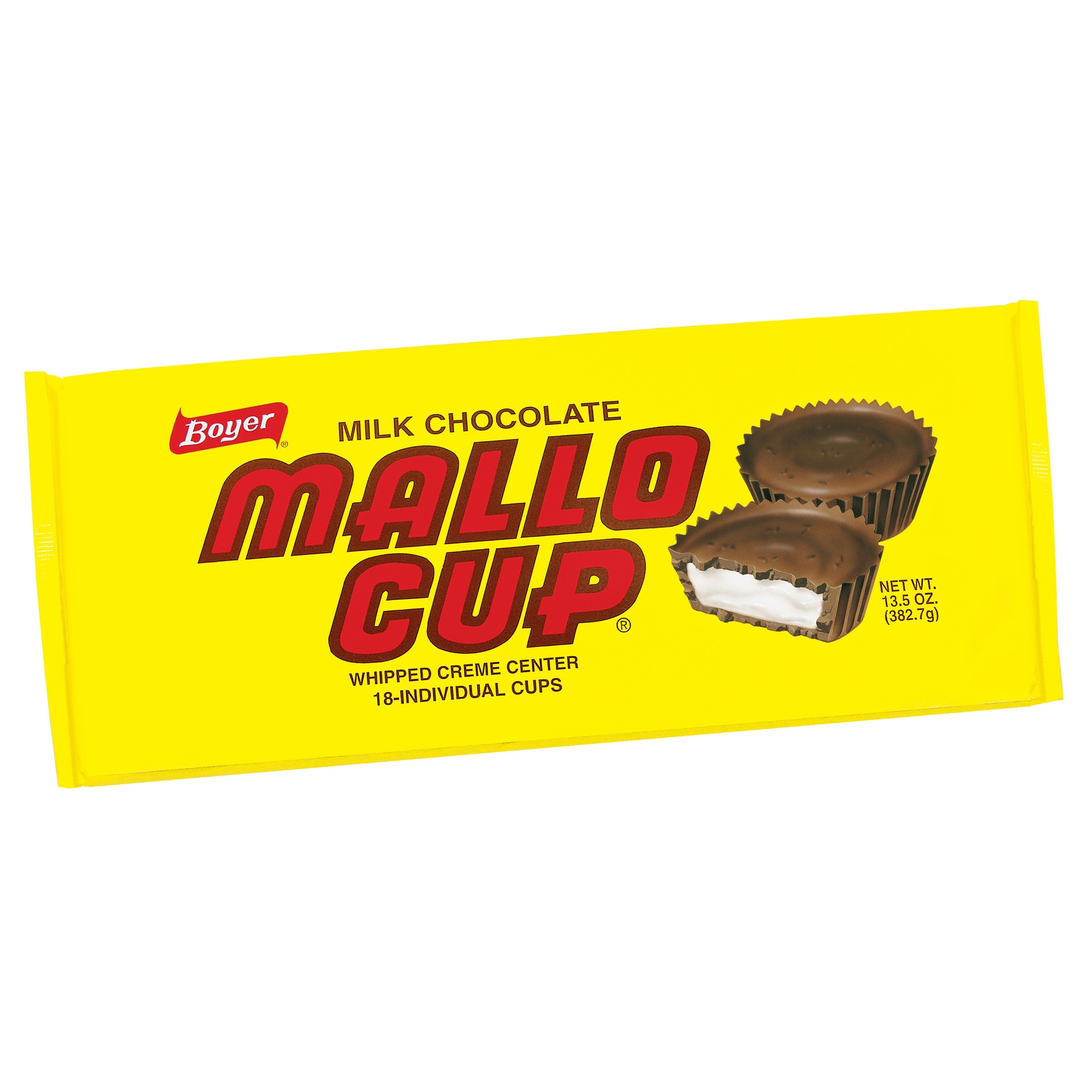 Mallo Cup - Milk Chocolate with Creamy Marshmallow Center, 13.5 Ounce -- 12 per case.