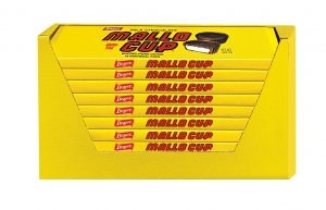 Mallo Cup - Milk Chocolate Yellow DRC Pack, 13.5 Ounce -- 12 per case.