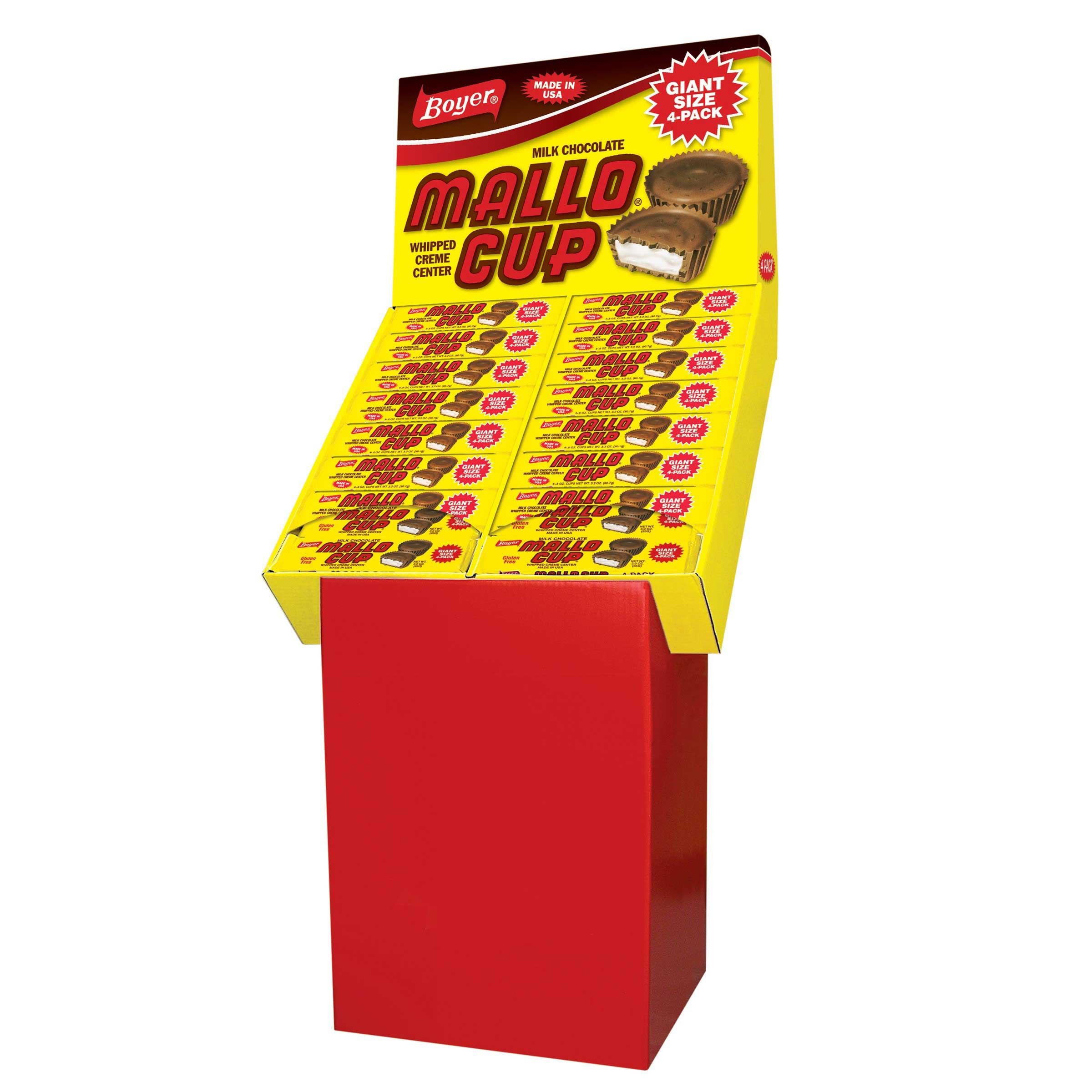Mallo Cups Giant Milk Chocolate Candy, 3 Ounce - 4 per pack -- 112 packs per case.