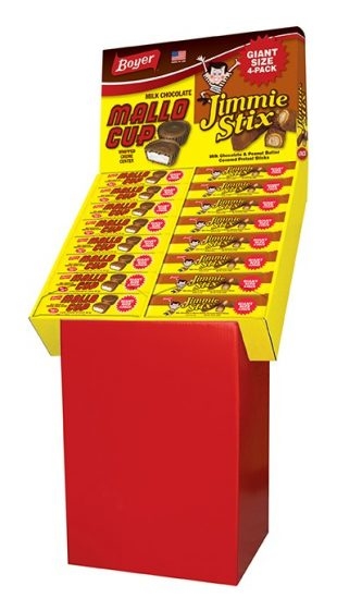 Mallo Cup Jimmie Stix - Shipper -- 112 per case.