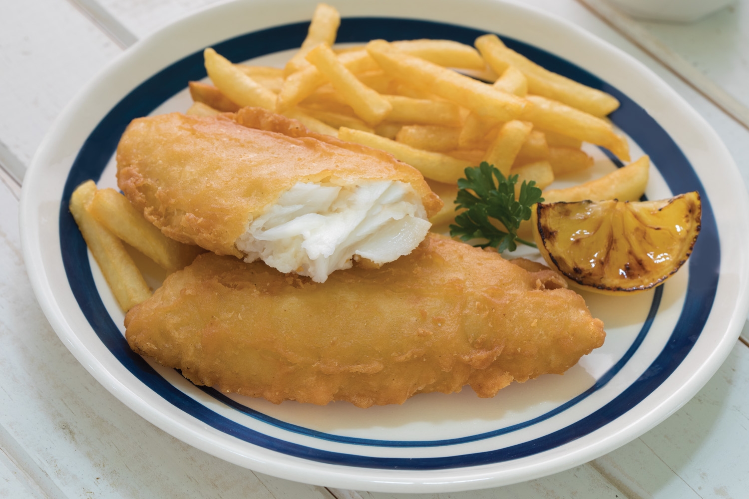 Mrs. Fridays Craft Beer Battered Cod, 3 Ounce -- 4 per case.