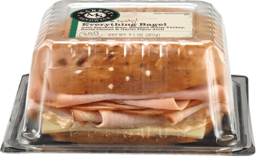 Deli Express Market Everything Bagel, 7.1 Ounce -- 8 per case.