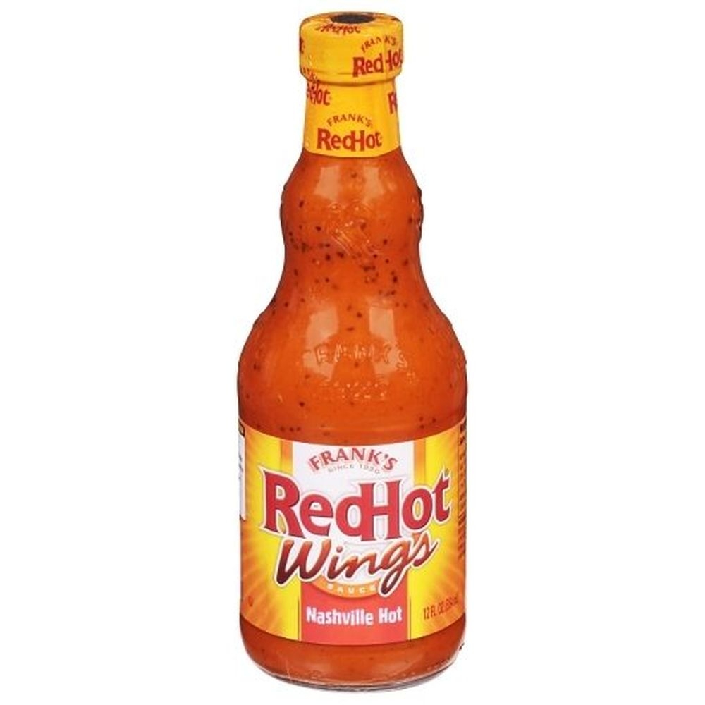 Franks Redhot Nashville Hot Wing Sauce, 12 Fluid Ounce -- 5 per case
