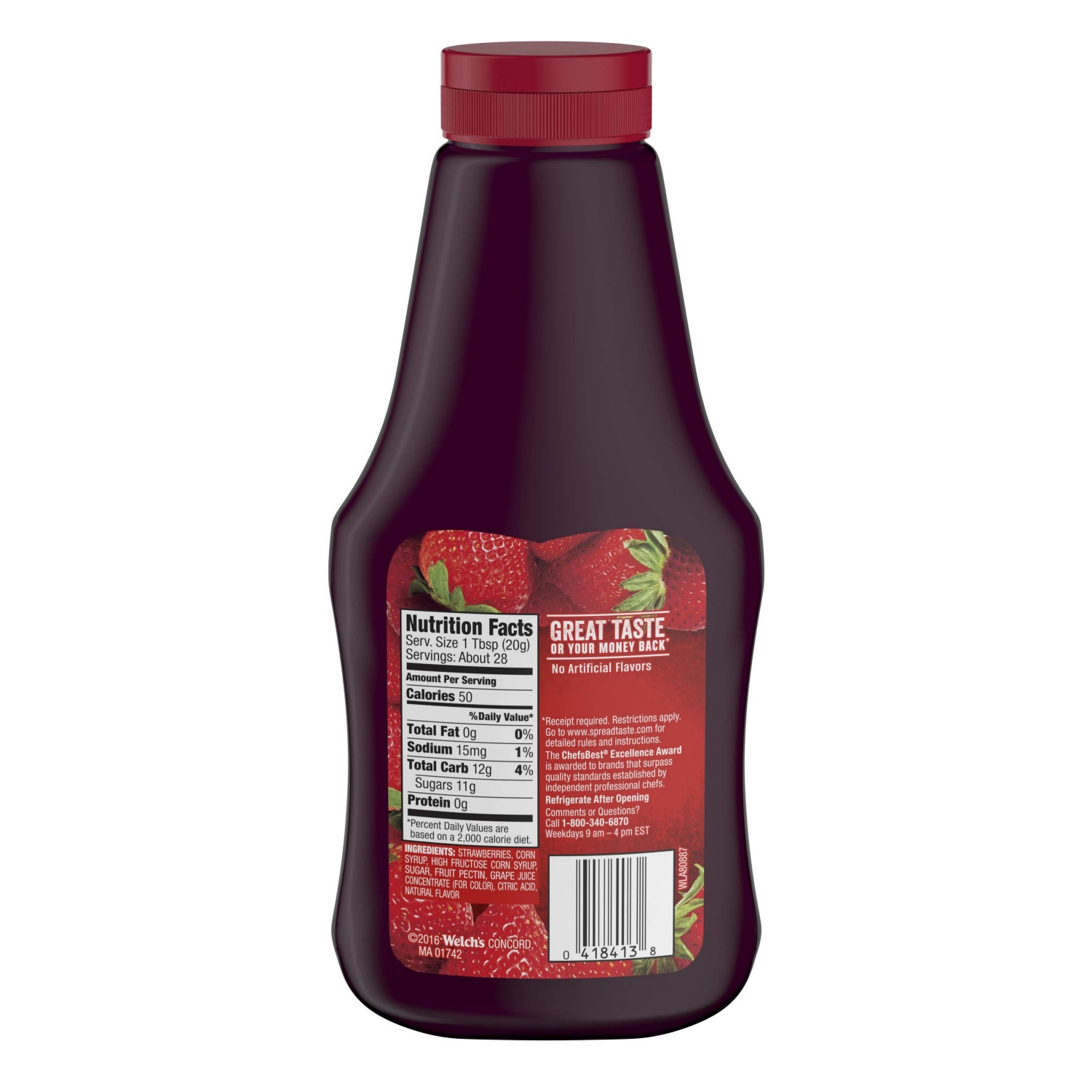 Welchs Strawberry Spread, 20 Ounce -- 12 per case.
