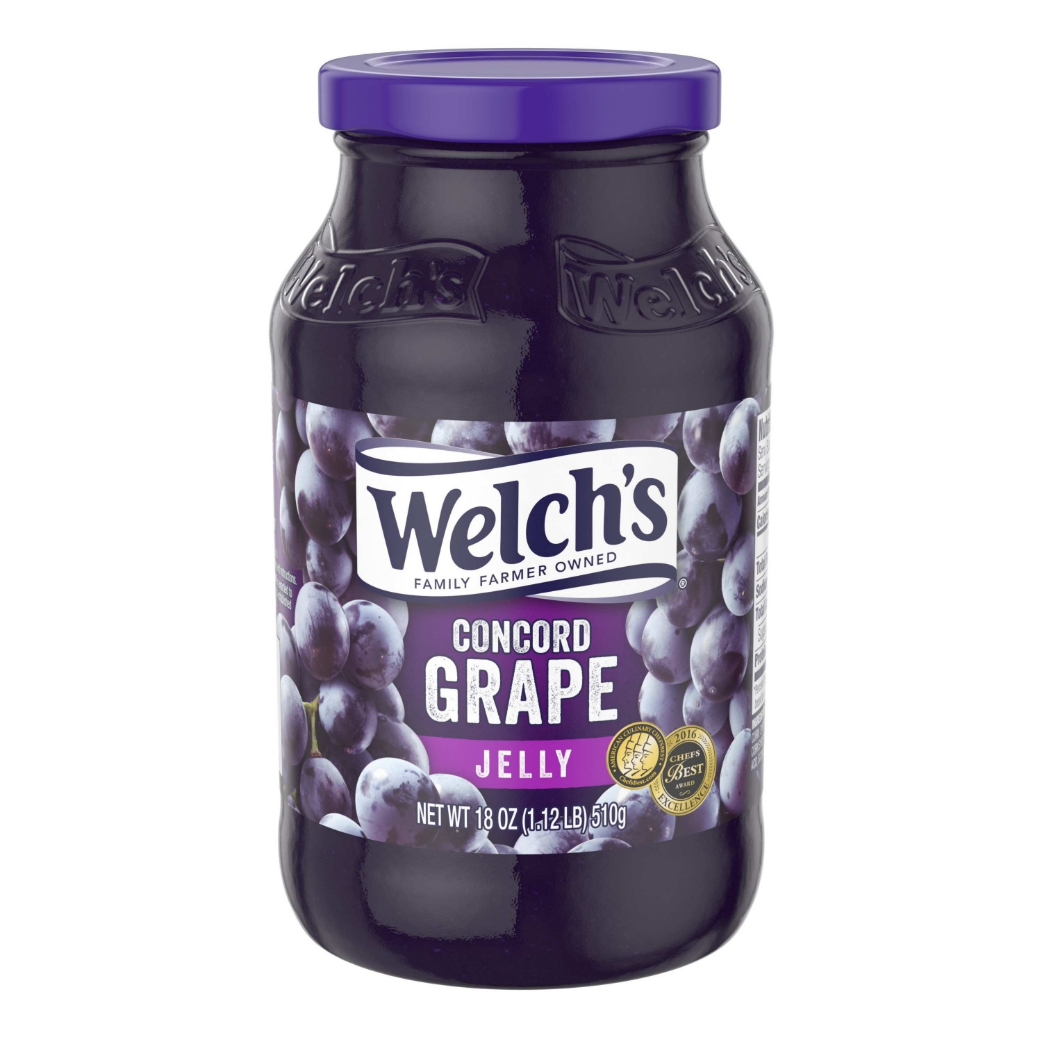 Welch's Grape Jelly, 18 Ounce -- 12 per case