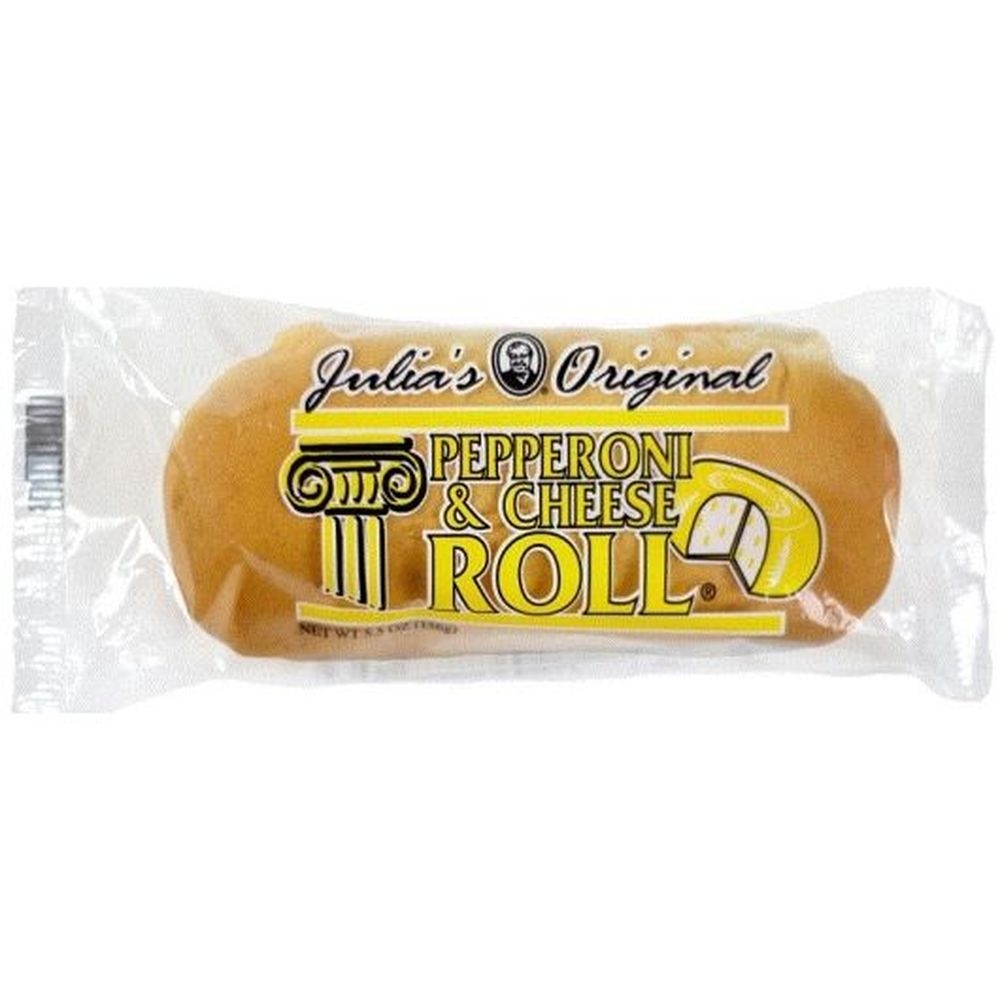 Julias Provolone Cheese and Pepperoni Roll, 5.5 Ounce - 24 per case