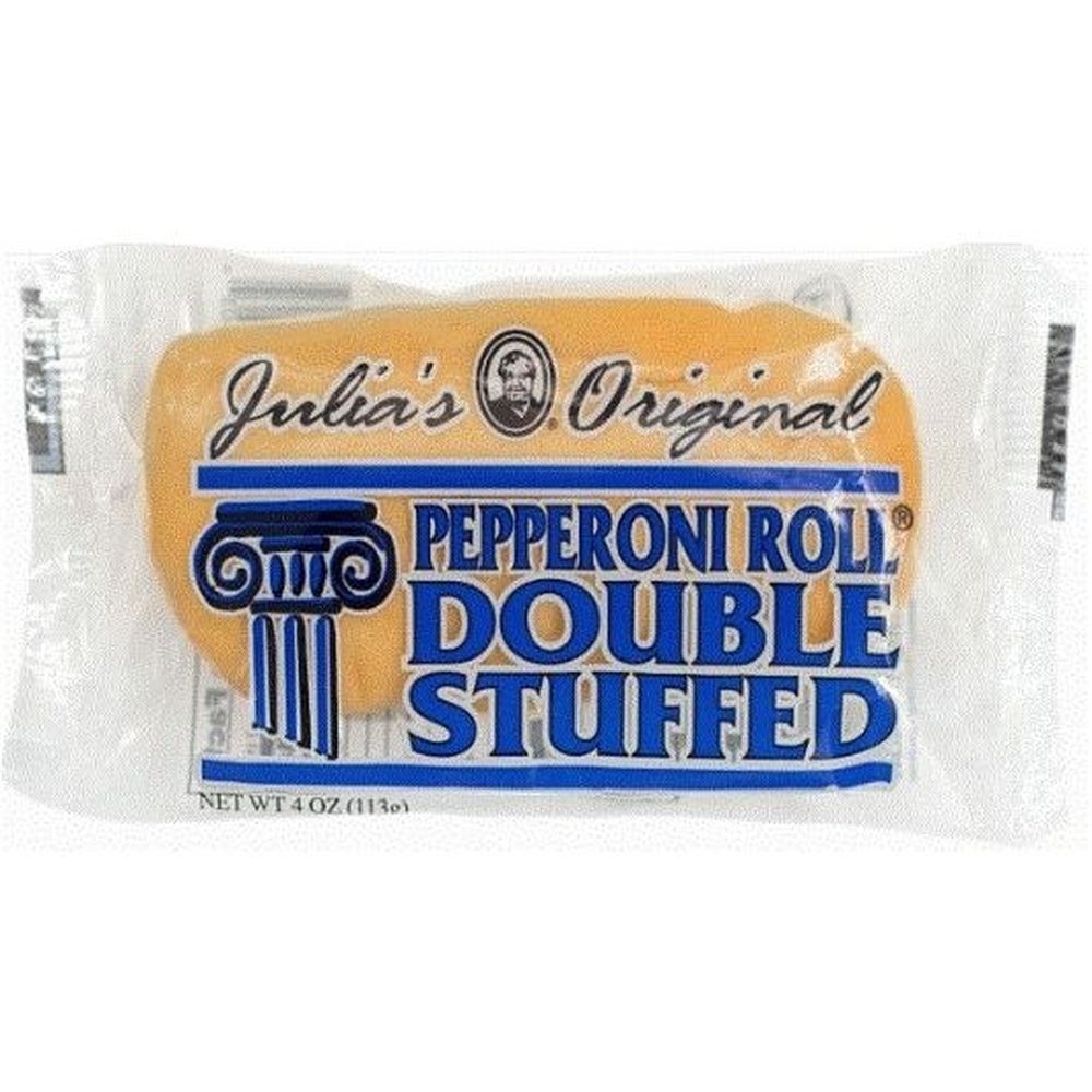 Julias Double Stuffed Pepperoni Roll, 4 Ounce - 36 per case