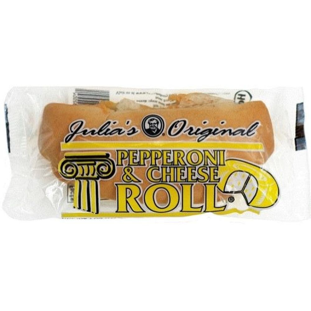 Julias Provolone Cheese and Pepperoni Roll, 4 Ounce - 36 per case