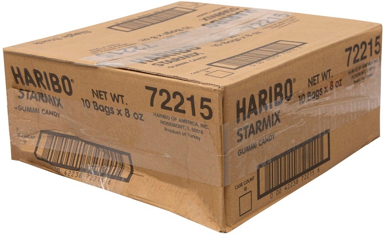 Haribo Confectionery Starmix Gummy Candy, 8 Ounce -- 10 per case.